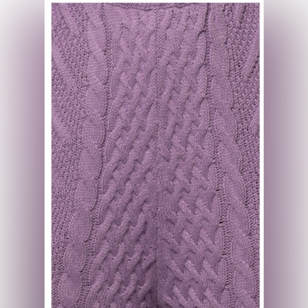 Brand new with tags JLUXLABEL Lavender knit pants + corset top - Picture 9 of 12